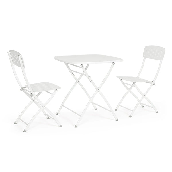 Andrea Bizzotto Bistrot Yvonne set tavolo e sedie bianco 0803566