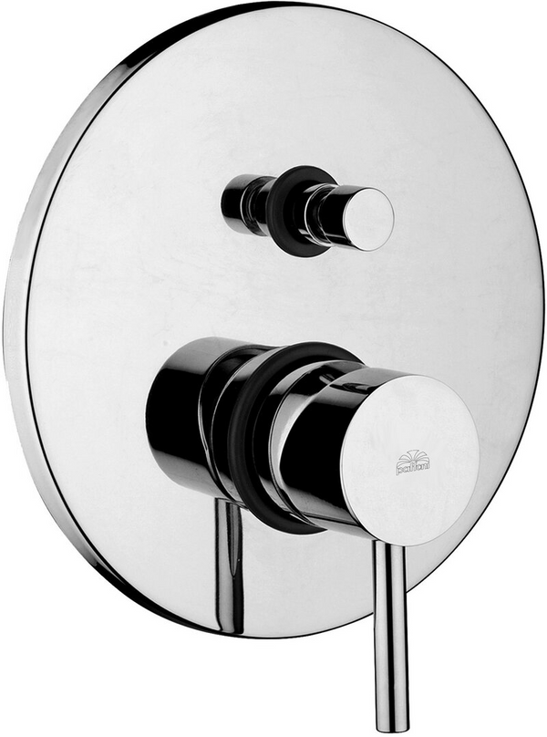 Paffoni stick set miscelatori lavabo bidet con scarico automatico e doccia 2 uscite con deviatore a pulsante cromo
