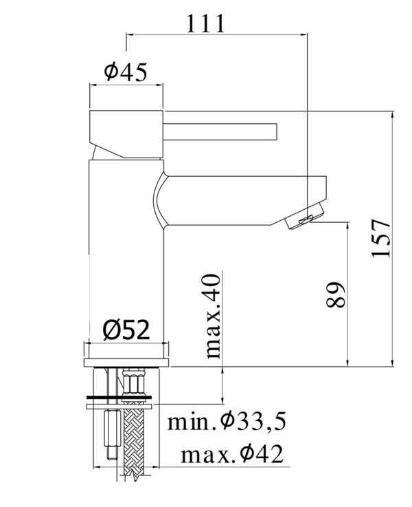 Paffoni stick coppia miscelatori lavabo alto e bidet senza scarico cromo