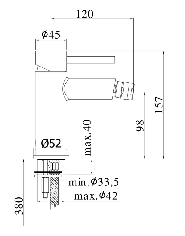 Paffoni stick coppia miscelatori lavabo alto e bidet senza scarico cromo