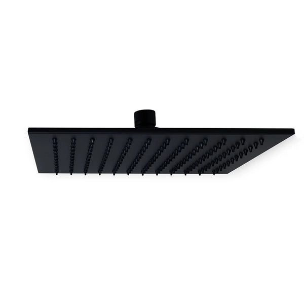 Soffione 25x25 doccia Smart quadro nero opaco