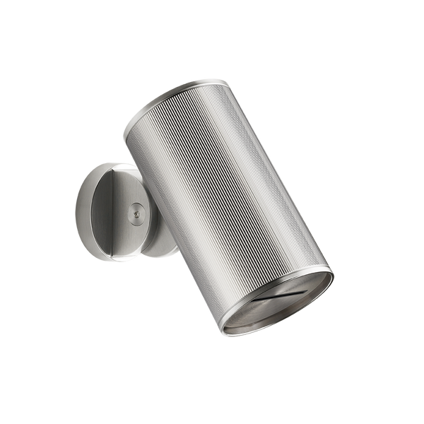 Gessi 57285 Soffione a parete cascata steel brushed rigato
