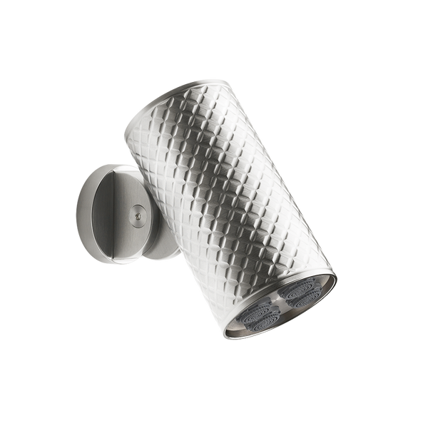 Gessi 57211 Soffione a parete multi spray intreccio steel brushed spotwater