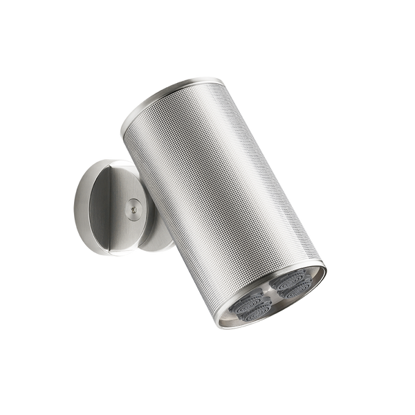 Gessi diamantato 57287 Soffione a parete funzione multi spray steel brushed