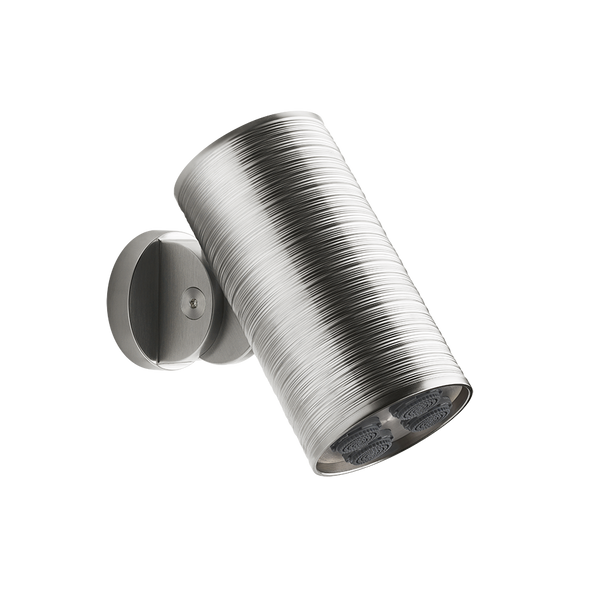 Gessi spotwater 57241 Soffione a parete trame multi spray Steel brushed