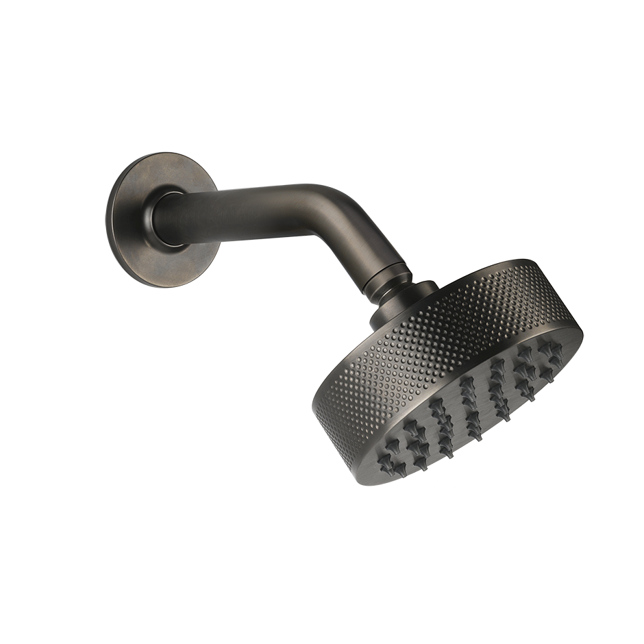 Gessi inciso 58189 Soffione doccia 118 mm a parete nero opaco