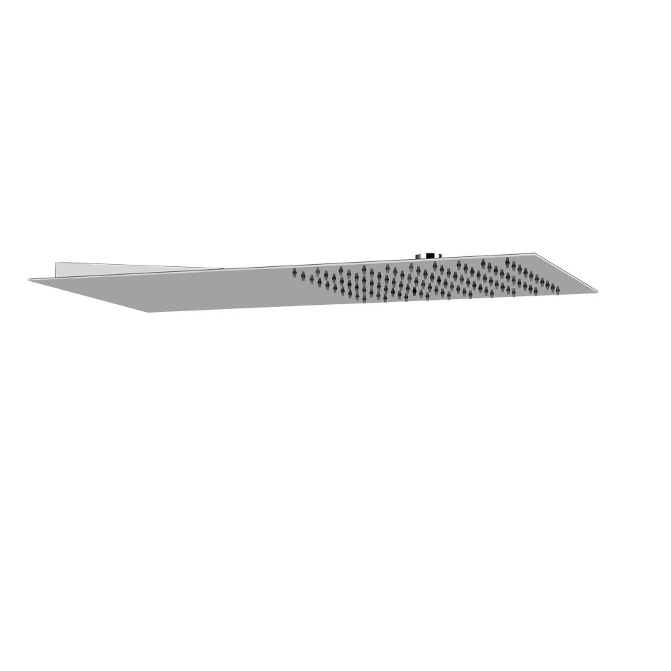 Gessi Tremillimetri 33081 Soffione doccia 55x30 a parete quadro mirror steel