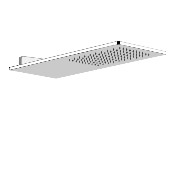Soffione doccia a parete mirror steel inverso 33095 gessi