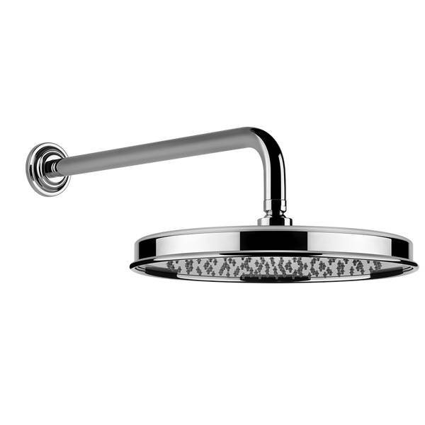 Soffione doccia orientabile con braccio a parete cromo 65149 Gessi