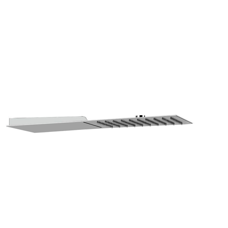 Gessi Tremillimetri 33063 Soffione doccia a parete funzione pioggia e cascata mirror steel