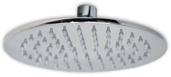 Soffione doccia rotondo 20 cm 6,5 mm senza braccio in acciaio cromo lucido Smart