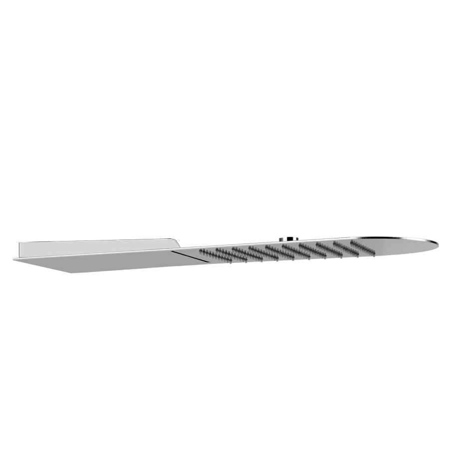 Gessi Tremillimetri 33053 Soffione tondo 200 a parete pioggia e cascata mirror steel
