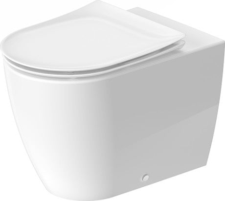 Duravit Soleil coppia sanitari Vaso e Bidet A Pavimento Con, vista laterale del profilo e della forma