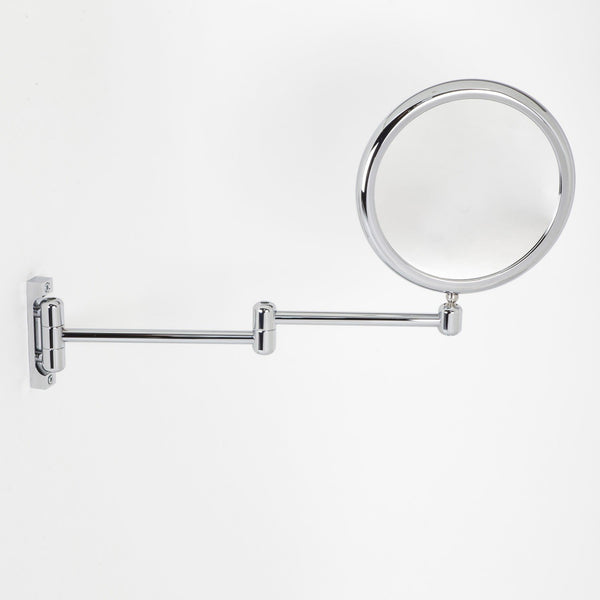 Koh-i-noor DOPPIOLINO specchio ingranditore x2 due braccia bifacciale 18 cm cromo