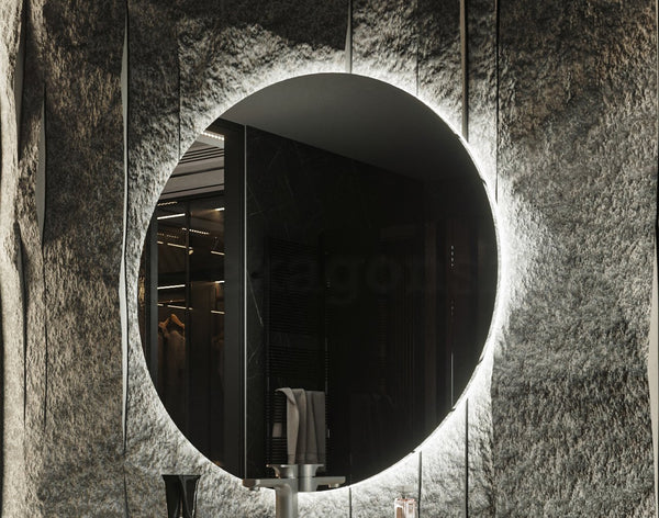 Specchio 60 cm retroilluminato tondo luce naturale 4000°K