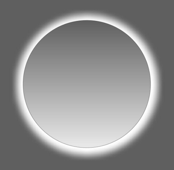 Specchio 60 cm retroilluminato tondo luce naturale 4000°K