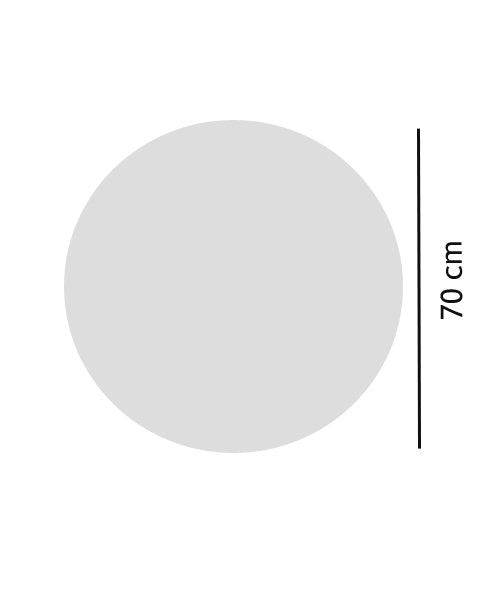 Specchio 70 cm retroilluminato tondo luce naturale 4000K