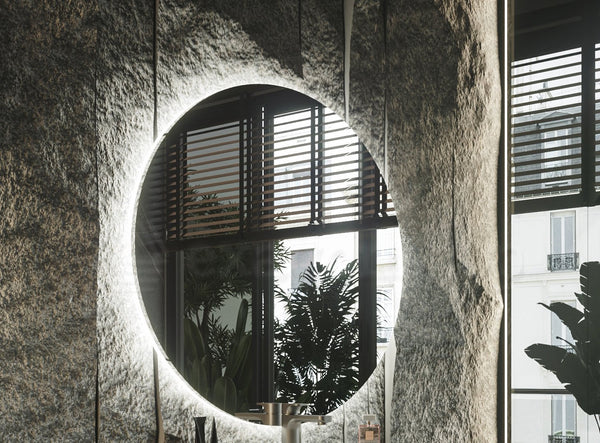 Specchio 80 cm retroilluminato tondo luce naturale 4000°K