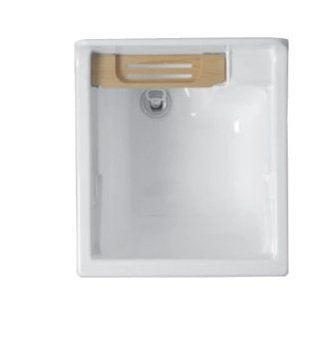 Colavene swash mobile lavatoio 45x50 con anta apertura a destra bianco lucido