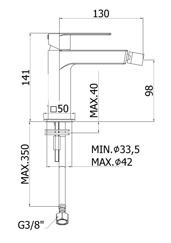 Paffoni Tango Set Miscelatori Lavabo Alto Bidet senza scarico e Doccia Incasso Cromo