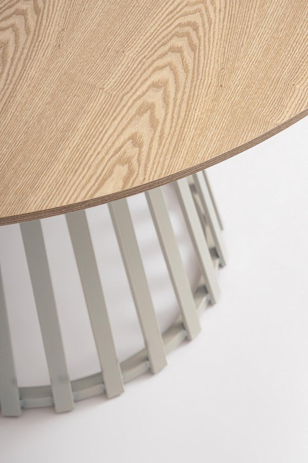Andrea Bizzotto Cilian tavolo 120 cm tondo natural warm grey 0732246