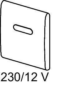 Tece teceplanus 9242352 placca orinatoio elettronica 230 12v in acciaio spazzolato