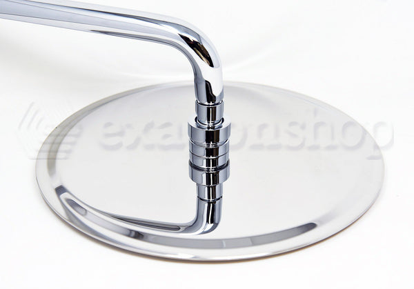 Set miscelatore incasso soffione 30 cm slim braccio 30 cm doccetta cromo Smart