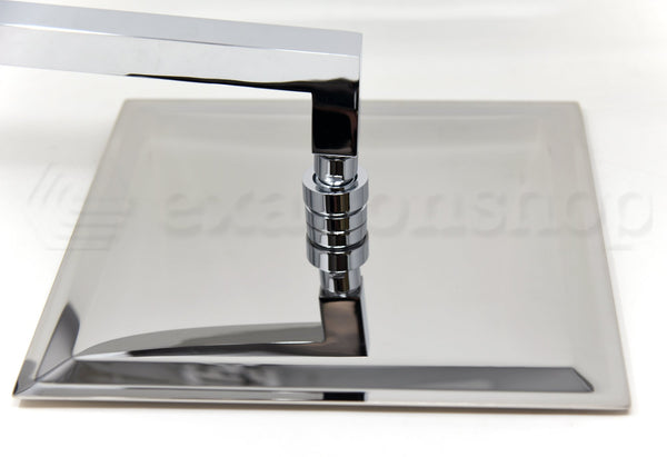 Set miscelatore doccia incasso 2 vie con soffione 30x30 slim cromo Smart