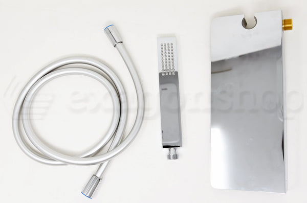 Set Doccetta Smart con Ripiano Portasapone cromo