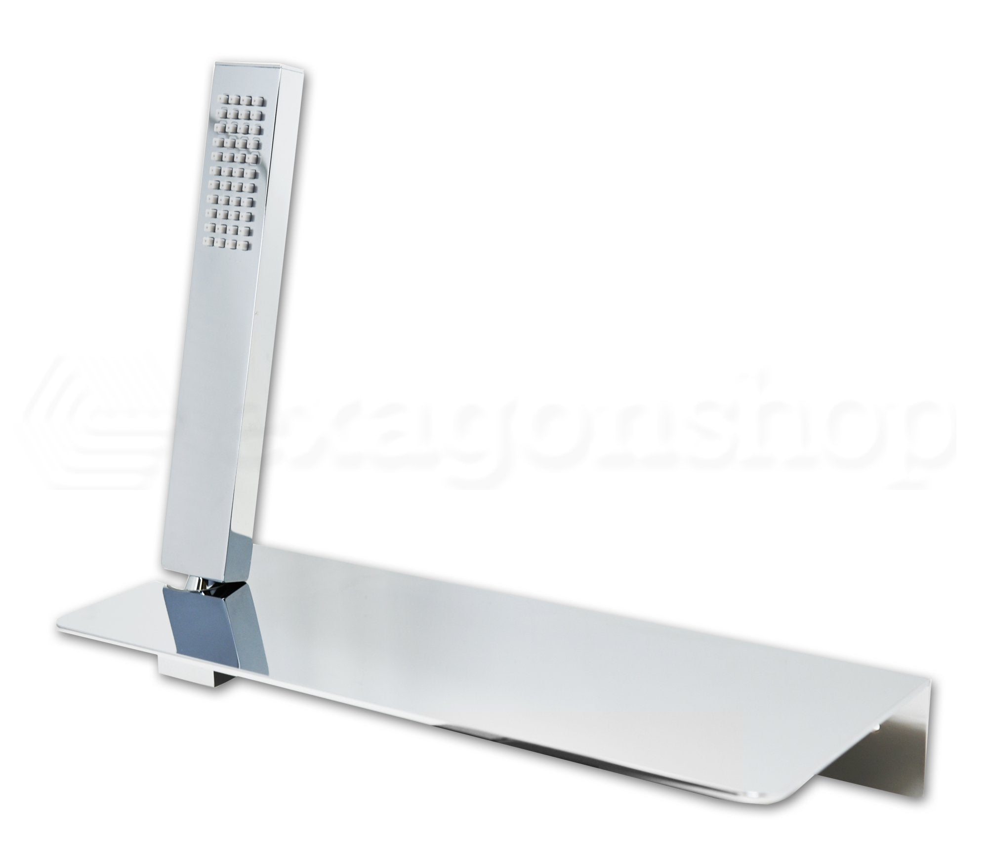 Set Doccetta Smart con Ripiano Portasapone cromo