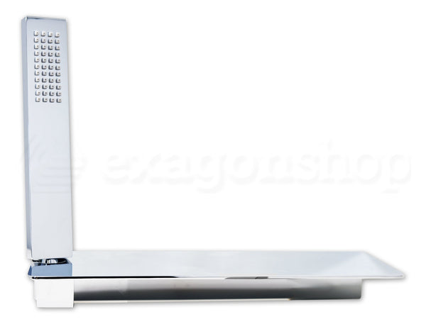 Set Doccetta Smart con Ripiano Portasapone cromo