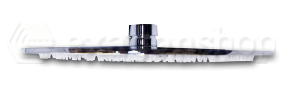 Soffione doccia tondo 30 cm 6,5 mm in acciaio cromo lucido Smart