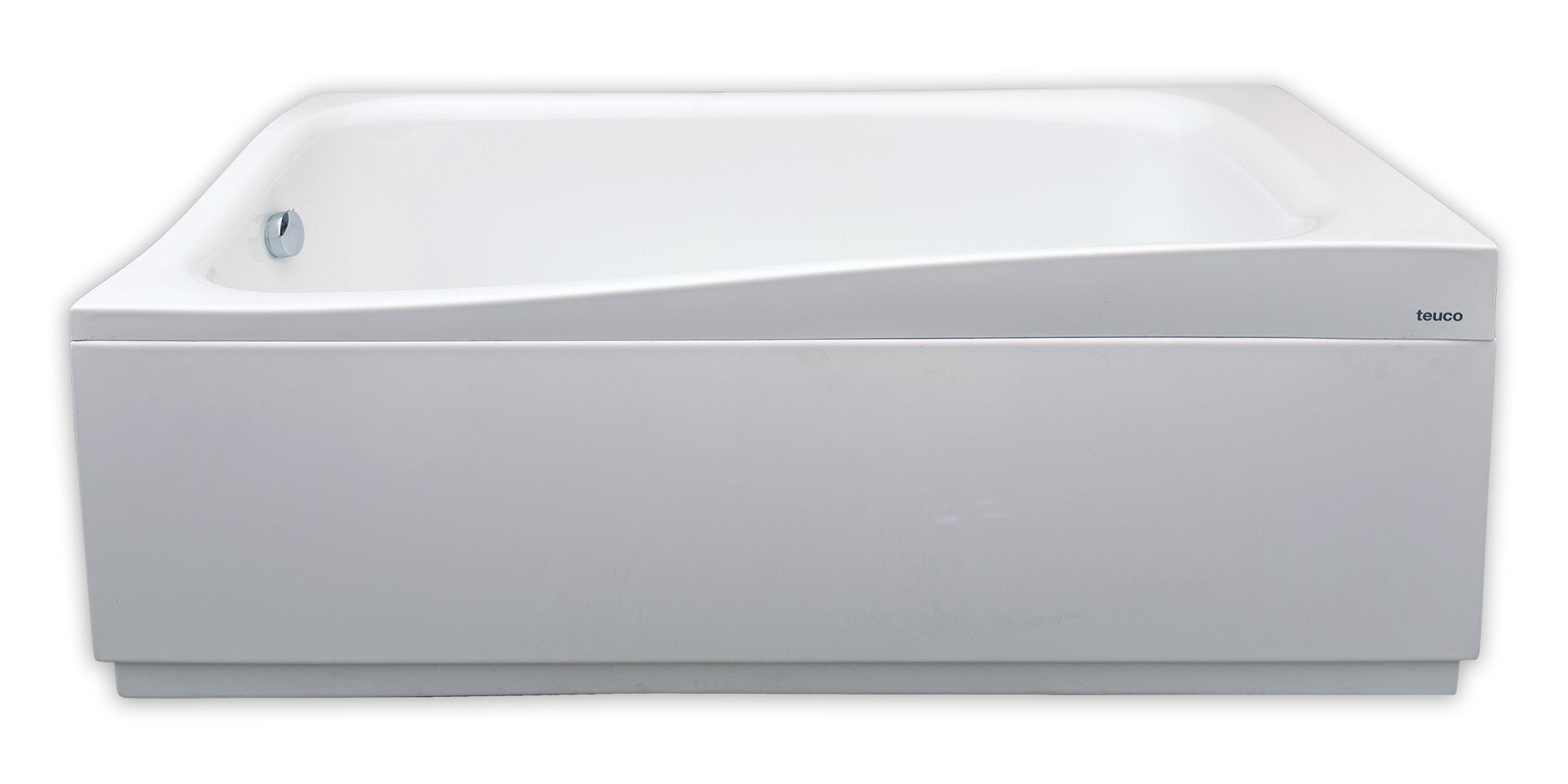Teuco Kinea Vasca 170x70 Normale da incasso con Pannello Frontale e struttura Bianco europeo