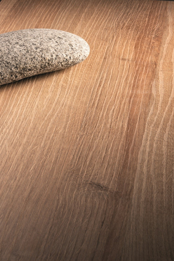 Mobile bagno rovere farnia 110x50 Thema con mensola porta lavabo in ceramica e ripiano inferiore