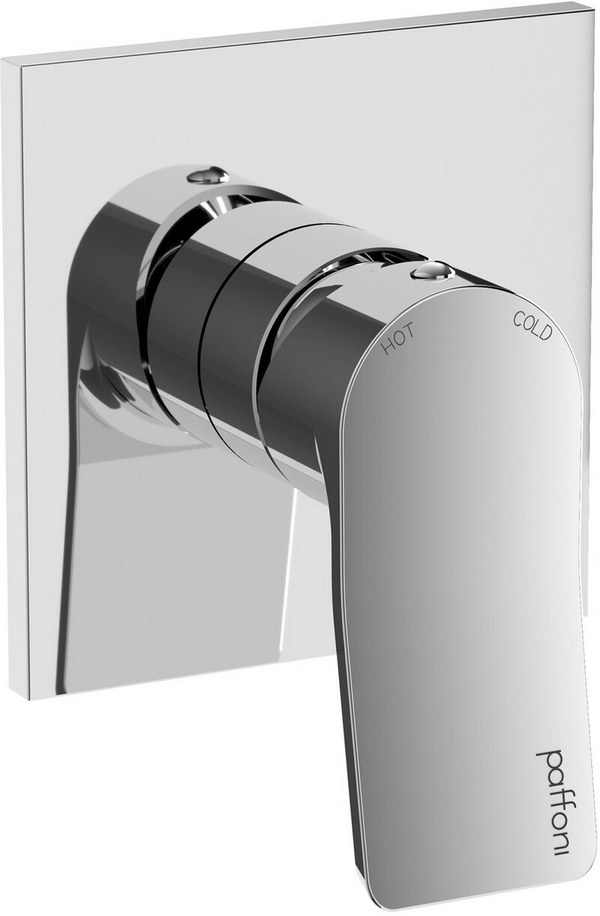 Paffoni tilt set miscelatori lavabo bidet scarico automatico e doccia incasso cromo