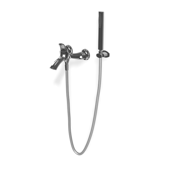 Tremme Hedò IT0900CCHEZZ miscelatore monocomando esterno vasca con doccetta cromo