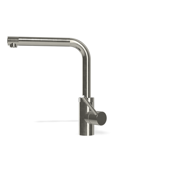Treemme 40mm IT1334IS40ZZ miscelatore lavello cucina dritto in inox satinato