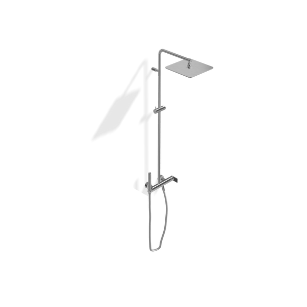 Treemme Ran IT2260CCRNZZ colonna doccia con gruppo con doccetta e soffione 25x25 anticalcare cromo