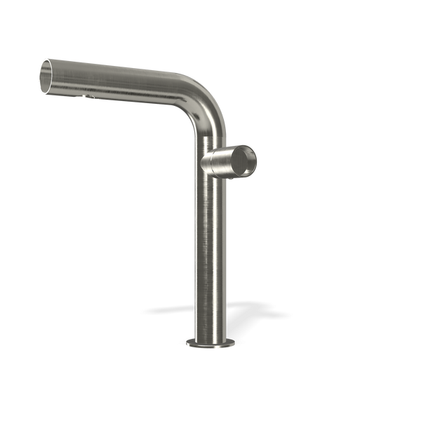 Treemme Watertube IT4A18ISWTZZ miscelatore monocomando lavabo 286mm inox satinato