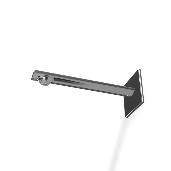 Treemme Q30 Bocca lavabo a muro 185 mm in ottone cromo