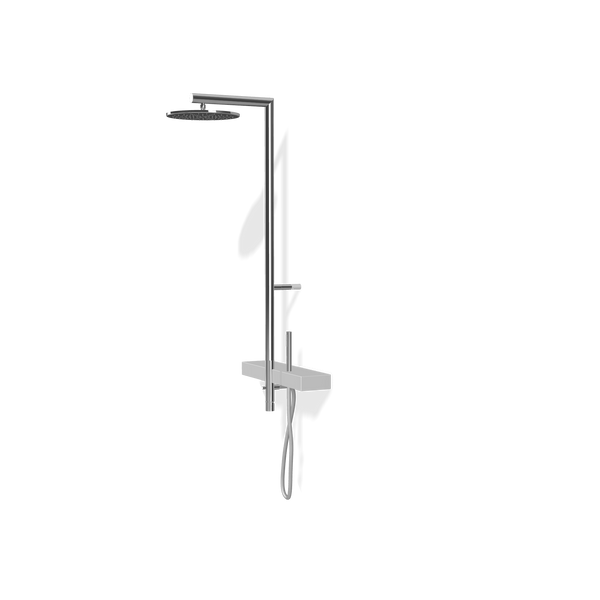Treemme Blok IT5960CCBFZZ gruppo doccia con doccetta e soffione anticalcare cromo