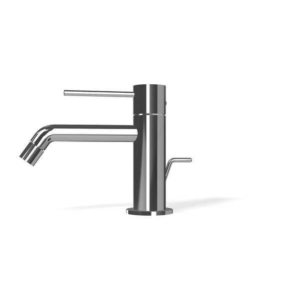 Treemme Up+ miscelatore lavabo monocomando con leva stick in ottone cromo