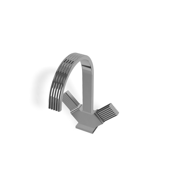 Treemme Kea gruppo lavabo monoforo 19 cm con canna ad ombrello cromo IT7A14CCKOZZ