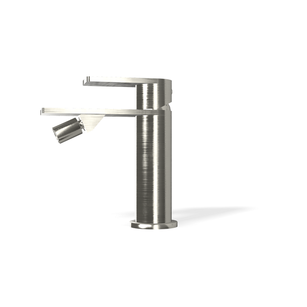 Treemme 3.6 miscelatore bidet con maniglia a leva inox satinato