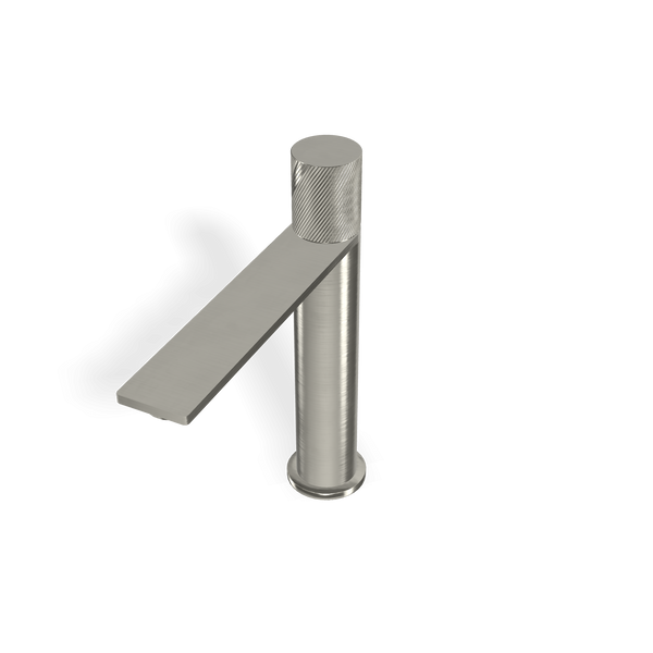 Treemme 3.6 IT9A27ISTZZZ miscelatore lavabo con maniglia zigrinata inox satinato