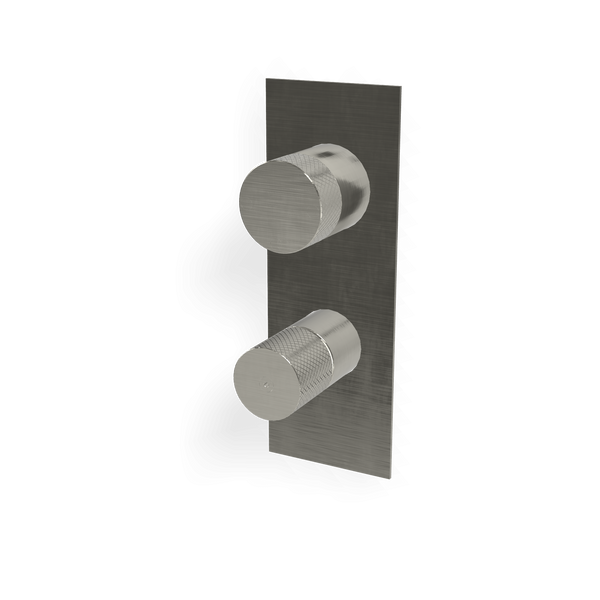 Treemme 22mm RWIT11A2IS01 miscelatore doccia monocomando a muro 2 uscite senza parte incasso inox satinato