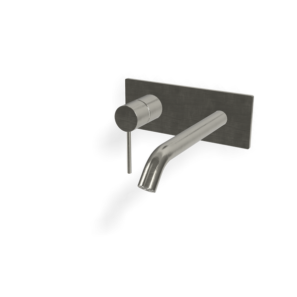 Treemme 40mm miscelatore lavabo a muro senza parte incasso inox satinato RWIT13A9IS02