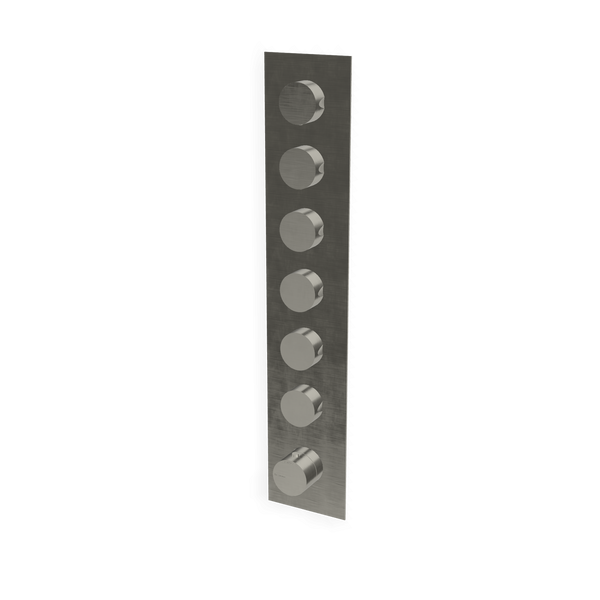 Treemme 3.6 RWIT2564IS35 miscelatore doccia termostatico a muro 6 uscite senza parte incasso inox satinato