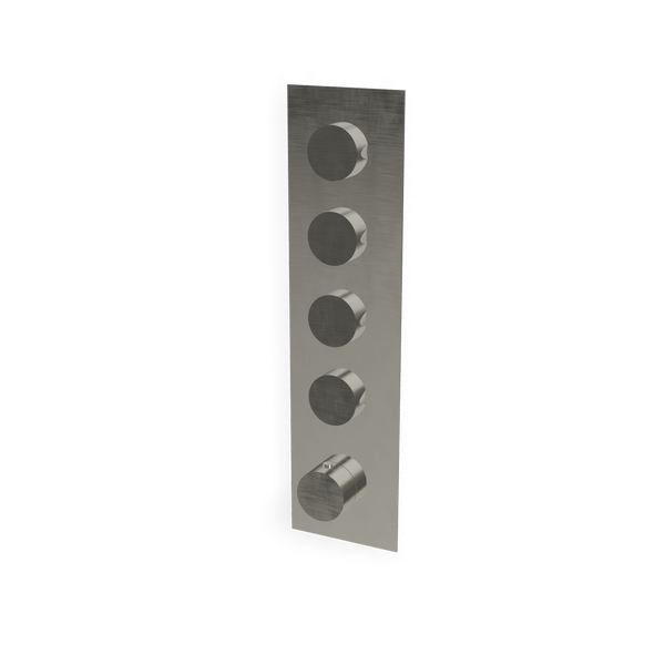 Treemme 3.6 RWIT2597IS31 miscelatore doccia termostatico a muro 4 uscite senza parte incasso inox satinato