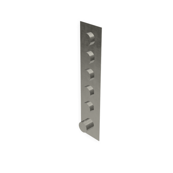 Treemme 3.6 RWIT2598IS35 miscelatore doccia termostatico a muro 5 uscite senza parte incasso inox satinato